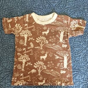 Winter Water Factory Brown Woodland Forest T, Size 4T